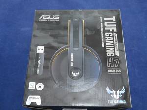 1円～　ASUS/エイスース TUF GAMING H7 WIRELESS YELLOW ゲーミングヘッドホン　*29