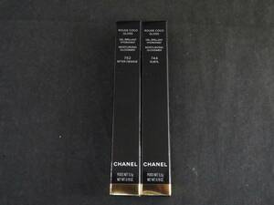 未使用　 シャネル　ＣＨＡＮＥＬ　ルージュ　ココ　グロス　リップグロス　752/744　2点セット