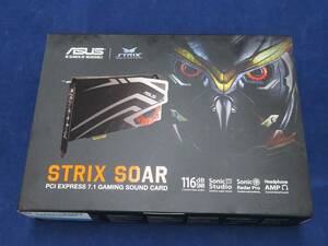 1円～　ASUS STRIX SOAR ゲーミングサウンドカード　PCI EXPRESS 7.1 116dB　*0119-11