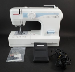 美品 JANOME ジャノメ ミシン JN508DX フットコントローラー付き 裁縫 手芸 DIY