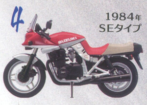 F-toys/ef toys ( Platz ) FT60749 1/24 Suzuki GSX1100S Katana #4. 1984 year SE type [ 1/24 Vintage bike kit vol.10 ] Shokugan 