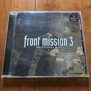 帯付き【PS】フロントミッション サード（front mission 3）スクウェア