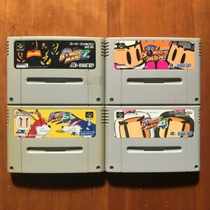 動作未確認【SFC】スーパーボンバーマン１,２,４,５SUPERBOMBERMAN ４本セット　ハドソン