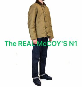 最安値 The REAL McCOY'S ザリアルマッコイズ NXsx88197 N-1 DECK JACKET 36サイズ