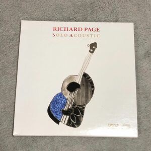 リチャード・ペイジ RICHARD PAGE...LIVE/SOLO ACOUSTIC/CD+DVD AOR