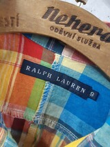 90s～ RALPH LAUREN パッチワーク ウエスタンシャツ マルチカラー ラルフローレン シャツ インパクト21_画像5