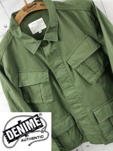 DENIME ジャングルファティーグ ジャケット リップストップ ミリタリー ドゥニーム ファティーグ