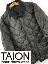 SALE！売り切り！別注 TAION SHIPS キルティング ジャケット タイオン シップス ダウン95％ 黒 M_画像1