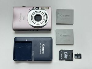 キヤノン CANON コンパクトデジタルカメラ デジカメ IXY DIGITAL 201S PC1271 充電器 バッテリー 2個 マイクロSDカード