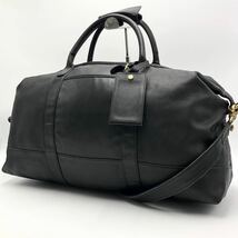 【美品】old coach オールドコーチ 2way ボストンバッグ ドイツホック ブラック 黒 大容量 トラベルバッグ 斜め掛け_画像1