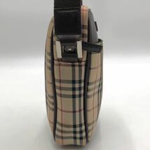 【上美品】BURBERRY バーバリー ノバチェック　レザー　ショルダーバッグ　斜め掛け ポシェット_画像5