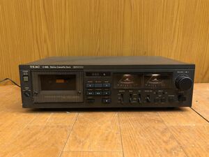 ★再生OK★ステレオカセットデッキ★Teac★レコーダー★オーディオ機器★音響機器★V-8 BL★本体★ティアック★SR(N425)