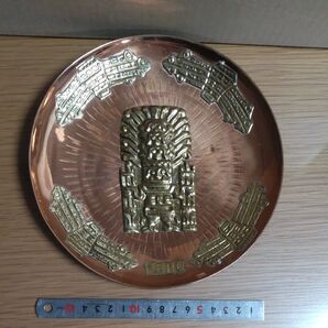 銅製 飾り皿