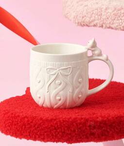  Starbucks start ba China abroad 2024 Valentine Valetine knitted. cat mug 