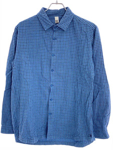 DA'S ダズ コットンチェックシャツ ブルー 1 ITZAN6UEPJB8