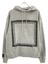 ELVIRA エルヴィラ 15AW NATIVE FRAME HOODY ネイティブフレームプルオーバーパーカー グレー L ITOIQIBNUC8G_画像1