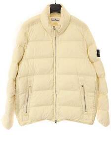 STONE ISLAND ストーンアイランド 23AW ナイロンサテン ガーメントダイ ダウンジャケット 791544028 アイボリー L ITVYRH70GVM6