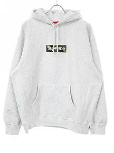 Supreme シュプリーム 23AW Box Logo Hooded Sweatshirt ボックスロゴパーカー Ash Grey L IT0P5ZDFDVJ4