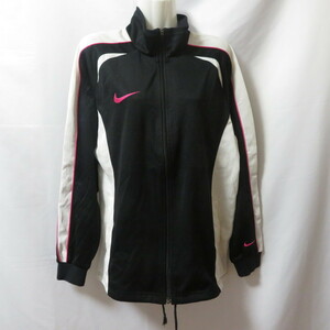  old clothes men's L NIKE/ Nike jersey jersey Zip sport Jim jo silver g training white / black / pink 338362