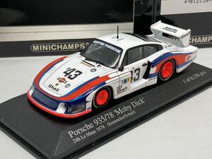 1/43 Porsche 935/78 Moby Dock 24h Le Mans 1978 MINICHAMPS 