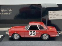 1/43 Mercedes 230SL 1963 Rally Spa-Sofia-Liege MINICHAMPS 430032280 メルセデス　スパ　#39_画像2