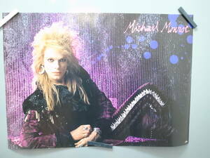 ●Micheal Monroe マイケルモンロー ポスター サイズ：51.5×72.5㎝　（管理：6032）