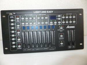  LED-0808 Light & Easy 8フェーダー DMXコントローラー ジャンク扱いとして