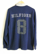 ■TOMMY HILFIGER【トミーヒルフィガー】ネイビー ラガー シャツ XS_画像6