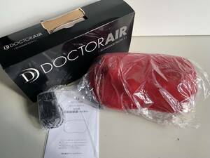 Ku604◆DOCTOR AIR ドクターエア◆Dr.Air マッサージ機 3Dマッサージ ピローS MP-001RD ディープレッド マッサージクッション 未使用 新品