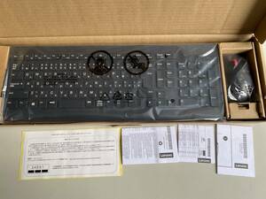 Mt410◆Lenovo レノボ◆Keyboard ワイヤレスキーボード KBRFBU71 PC用品 ブラック/黒 周辺機器 入力装置 新品 未使用 