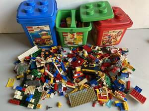 Et530◆LEGO レゴ◆ブロック デュプロ おもちゃ 積み木 知育玩具/専用ケース付 まとめて セット