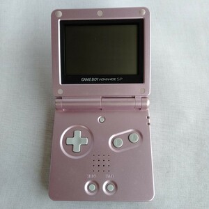 コ016 ゲームボーイアドバンスSP ピンクシルバー GAMEBOY ニンテンドー ゲーム 本体