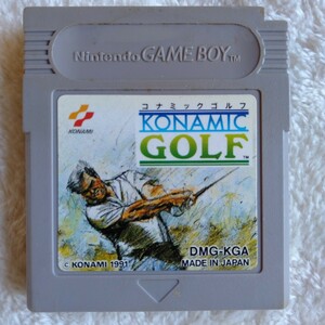 コ075 コナミック ゴルフ KONAMIC GOLF 1991 Nintendo ゲームボーイソフト ゲームソフト カセット 箱無し ソフトのみ