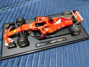 1/20タミヤ　マスターワーク　フェラーリSF70H S.ベッテル完成品