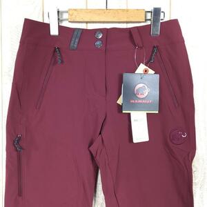 WOMENs 36 マムート ランジェ パンツ Runje Pants ソフトシェル MAMMUT 1020-09000 6194 Barolo パ