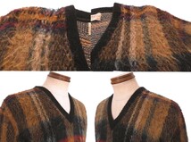 60s ビンテージ ARROW アロー USAアメリカ製 Mohair モヘア knit セーター vintage ウエアハウス campus ニードルス RRL マクレガー model_画像4