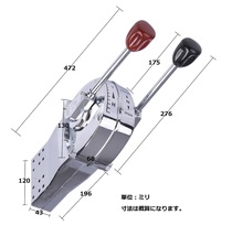 船舶 リモコン レバー コントロール ボックス キット セット 船 ボート 操舵 釣り フィッシング マリン KRB117_画像8