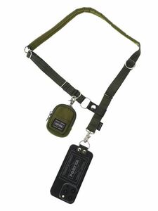 ☆未使用品☆【PORTER】Shoulder Air Jacket with Pouch for iPhone 15 Pro Olive