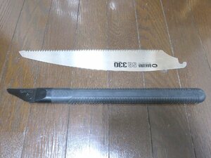 バクマソー 仮枠鋸 330mm 衝撃焼入 スーパーカリワク 替刃式鋸 片刃鋸 のこぎり ノコギリ 大工道具 工具