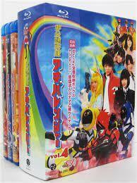 ブルーレイ 『 非公認戦隊アキバレンジャー　Vol.1～4 』 初回限定版4巻セット 全巻収納BOX付き (バンダイビジュアル 刊)