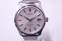 1円スタート SEIKO 44KS Ref:4402-8000 セイコー キングセイコー シルバー メダリオン 手巻き デイト メンズ 腕時計 E01106_画像1