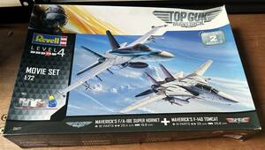 レベル　1/72 トップ ガン マーベリック　ムービーセット F/A-18E F-14D top gun revel 05677