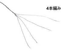 6個セット PE ライン 0.4号 0.6号 0.8号 100ｍ イエロー 蛍光黄色 1円 よつあみ 4本編み 釣り糸 タイラバ ジギング 渓流 100メートル_画像6