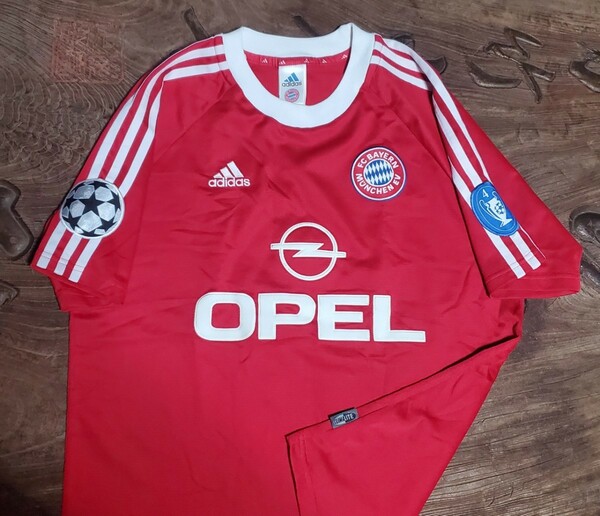 値下げ交渉 2001-02 トヨタカップ優勝 バイエルン・ミュンヘン adidas MADE IN UK 検)01 TOYOTA CUP FC BAYERN MUNCHEN OPEL BOCA ボカ Y2K