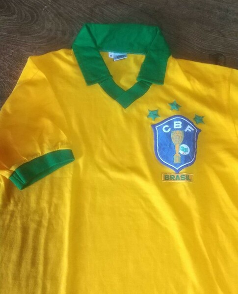[値下げ交渉] 1980年代 ブラジル代表 当時物 刺繍エンブレム 検)1986 CBF BRAZIL SELECAO WORLD CUP MEXICO ZICO SOCRATES ワールドカップ
