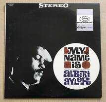 LP★Albert Ayler / My Name Is Albert Ayler 1965年USオリジナル盤 Fantasy青ラベル 希少ミスプリント盤 86016 _画像1