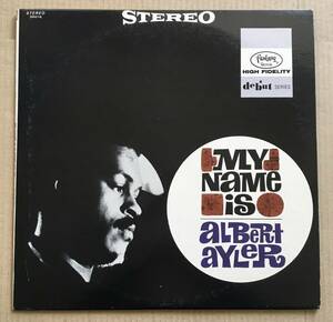 LP★Albert Ayler / My Name Is Albert Ayler 1965年USオリジナル盤 Fantasy青ラベル 希少ミスプリント盤 86016 