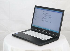 FUJITSU FMVA2400S LIFEBOOK A576/S　Celeron 3855U 1.60GHz 4GB 500GB■現状品