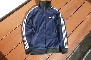 限定!!希少!!新品同様!!adidas×Clubhaus アディダス×クラブハウス コラボ サイズM 上着 ジャージ 長袖 紺色 ネイビー