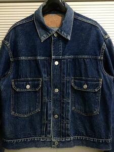 【極上】真紺 ハギ付 44表記 507XX デッドストック 3.4WASH 50年代 スーパービッグサイズ LEVIS セカンド リーバイス 501XX 506XX 557 558